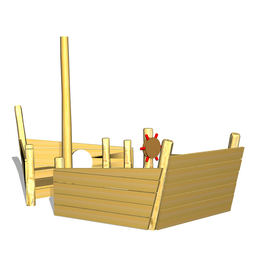 Lekskepp med mast-Woodwork AB