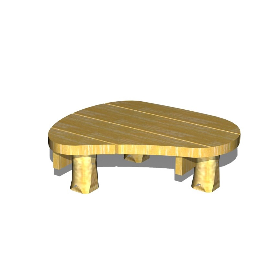 Möbel som fungerar som lekbord eller bänk-Woodwork AB