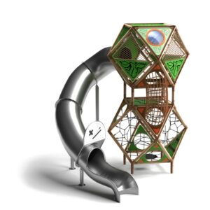 Klätterställning med tunnelrutschkana (IP-01SF722XF)