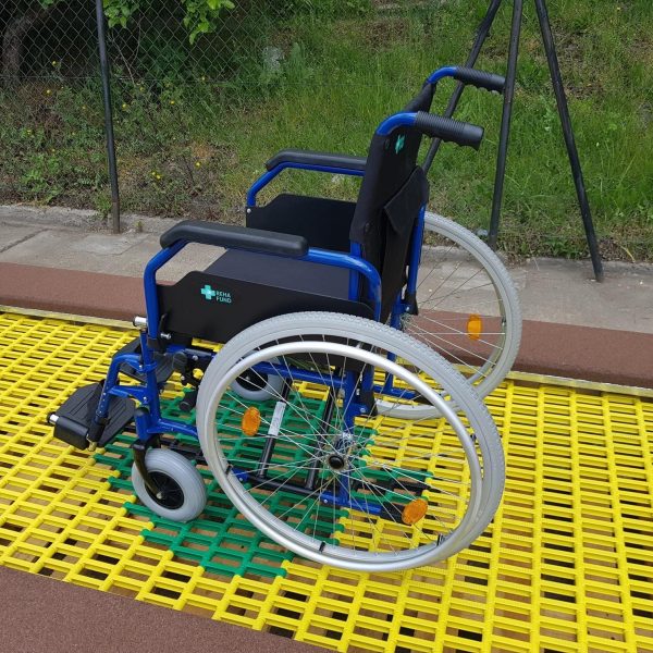Trampolin med rullstol